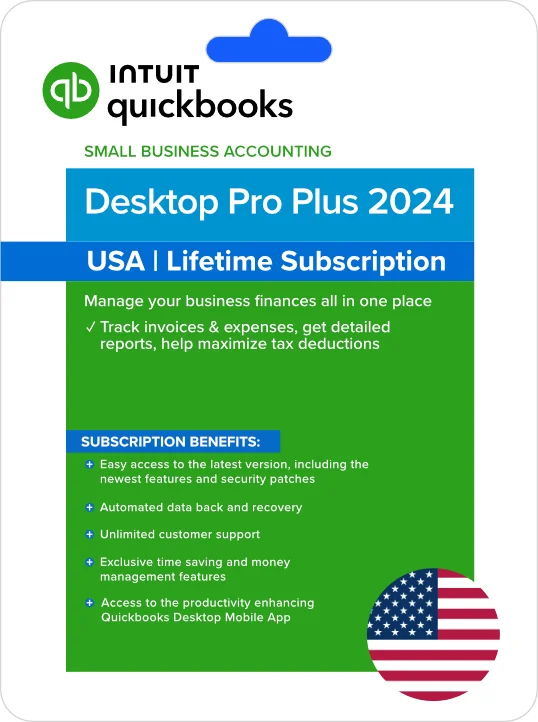 QuickBooks Desktop Pro Plus 2024 Software Package